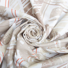 Тканина бязь ранфорс для постільної білизни, бавовна, 130 г/м2, 240 см 4.28642/6 Технополіс беж