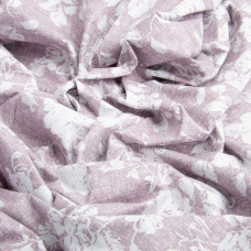 Тканина бязь ранфорс для постільної білизни, бавовна, 130 г/м2, 240 см 3,28997/16 Троянди на лілоловому