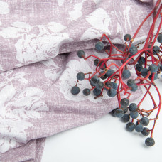 Тканина бязь ранфорс для постільної білизни, бавовна, 130 г/м2, 240 см 3,28997/16 Троянди на лілоловому