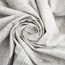Тканина бязь ранфорс для постільної білизни, бавовна, 130 гр/м2, 240 см 1,29376/52 Метелиця сіро/беж