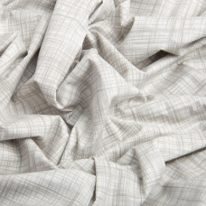 Тканина бязь ранфорс для постільної білизни, бавовна, 130 гр/м2, 240 см 1,29376/52 Метелиця сіро/беж