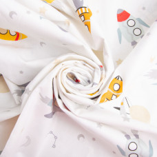 Тканина бязь ранфорс для постільної білизни, бавовна, 130 г/м2, 240 см 10,28653/8 Космос беж