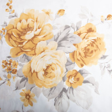 Тканина бязь ранфорс для постільної білизни, бавовна, 130 г/м2, 240 см 7.29035/1 Букет троянд кава