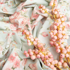 Тканина бязь ранфорс для постільної білизни, бавовна, 130 г/м2, 240 см 12.23615/58 Монсарда м'ята