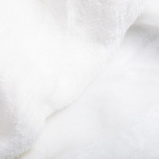 Тканина махрове полотно Велсофт 170 см 260 г/м2 м'яка тканина для плеча, покривал, халатів, піжам біле