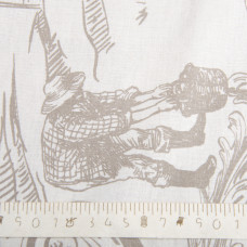 Тканина бязь ранфорс для постільної білизни, бавовна, 130 г/м2, 240 см 2,28088/9 Фазенда беж