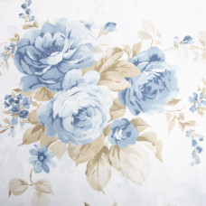 Тканина бязь ранфорс для постільної білизни, бавовна, 130 гр/м2, 240 см 7.29035/29 Букет троянд денім