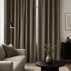 Тканина портьєрна однотонна California, 300 см, 258 г/м2, шторна тканина, тканина для штор, штори, портьєри, гардини, тканина