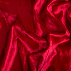 Тканина Оксамит стрейч однотонна Li, тканина костюмна, плательна оксамитова, велюр червоний