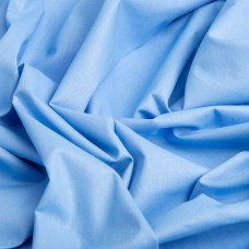 Тканина бязь ранфорс для постільної білизни, бавовна 130 г/м2, 240 см V-24 блакитний