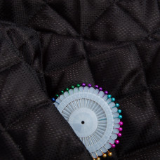 Підкладка стьобана ромб жакард шоколад