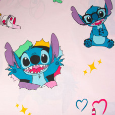 Тканина бязь ранфорс для постільної білизни, бавовна, 130 г/м2, 240 см 25102069/1 Стіч рожевий