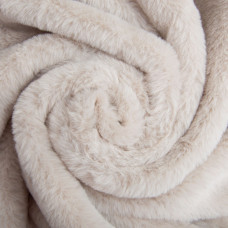 Тканина штучне хутро Кролик Крош 150 см 380 г/м2, для одягу, шуб, жилетів та інтер'єрного декору попіл