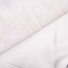 Тканина штучне хутро Кролик Крош 150 см 380 г/м2, для одягу, шуб, жилетів та інтер'єрного декору пастель