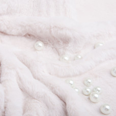 Тканина штучне хутро Кролик Крош 150 см 380 г/м2, для одягу, шуб, жилетів та інтер'єрного декору пастель