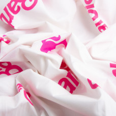 Тканина бязь ранфорс для постільної білизни, бавовна, 130 гр/м2, 240 см 25080075/9 Барбі біла