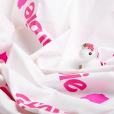 Тканина бязь ранфорс для постільної білизни, бавовна, 130 гр/м2, 240 см 25080075/9 Барбі біла