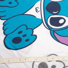 Тканина бязь ранфорс для постільної білизни, бавовна, 130 гр/м2, 240 см 25100863/3 Стіч білий