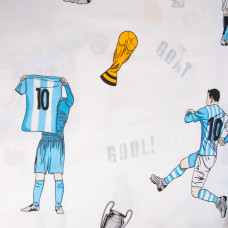 Тканина бязь ранфорс для постільної білизни, бавовна, 130 г/м2, 240 см 25050228/3 Футболісти