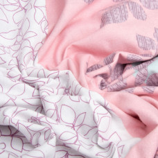 Тканина фланель бавовна 240 см 170 г/м2, м'яка тканина для постільної білизни, пелюшок 9.23309/7 Гілока ліова