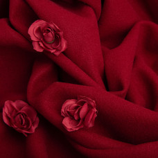 Тканина пальтова Флоренс 150 см 360 г/м2, щільна тканина для верхнього одягу, пальто та курток бордо