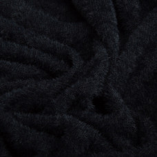 Тканина трикотаж однотонна для одягу 160 см 520 г/м2, для суконь, костюмів, м'яка, еластична V-1001 чорний