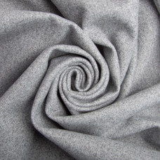 Тканина пальтова Ленора Меланж 150 см 370 г/м2, щільна тканина для верхнього одягу, пальто та курток св.сіра
