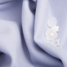 Тканина пальтова Вівіан 150 см 360 гр/м2, щільна тканина для верхнього одягу, пальто та курток блакитна