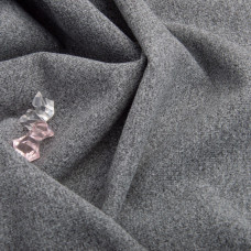 Тканина пальтова Ленора Меланж 150 см 370 г/м2, щільна тканина для верхнього одягу, пальто та курток сіра