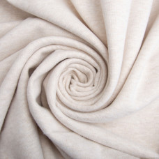 Тканина трикотаж Кашемір, 400 г/м2, 150 см меланж св. беж
