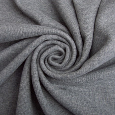 Тканина трикотаж Кашемір, 400 гр/м2, 150 см меланж сірий
