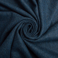 Тканина костюмна однотонна Твід 150 см 300 г/м2, для одягу, суконь, костюмів, спідниць V-4 синій
