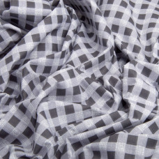 Тканина бязь ранфорс для постільної білизни, бавовна, 125 г/м2, 220 см R-98569 B Клітинка