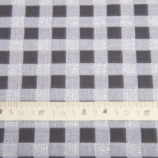 Тканина бязь ранфорс для постільної білизни, бавовна, 125 г/м2, 220 см R-98569 B Клітинка