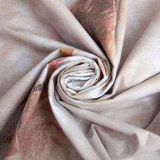 Тканина бязь ранфорс для постільної білизни, бавовна, 125 г/м2, 220 см R-11302 А Барсик