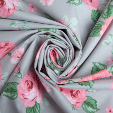 Тканина бязь ранфорс для постільної білизни, бавовна, 125 г/м2, 220 см R-202405 Розана