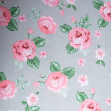 Тканина бязь ранфорс для постільної білизни, бавовна, 125 г/м2, 220 см R-202405 Розана