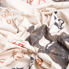 Тканина бязь ранфорс для постільної білизни, бавовна, 125 г/м2, 220 см R-463 А Paris