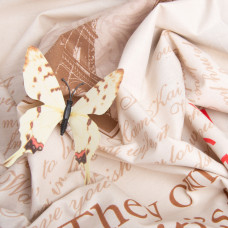 Тканина бязь ранфорс для постільної білизни, бавовна, 125 г/м2, 220 см R-463 А Paris