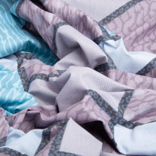 Тканина бязь ранфорс для постільної білизни, бавовна, 125 г/м2, 220 см R-17848 А Печворк