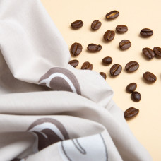 Тканина бязь ранфорс для постільної білизни, бавовна, 125 г/м2, 220 см R-81258 В Кава