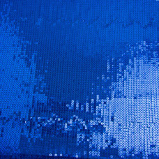 Тканина трикотаж паєтки 140 см 195 г/м2, для вечірніх суконь, костюмів, спідниць і сценічному одягу електрик