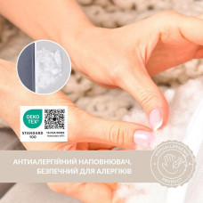 Подушка для годування диванчик 60х70х16 см бавовна антиалергенна, для зручності мами, з блискавкою т/сіра