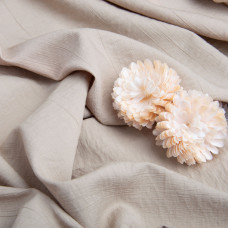 Тканина плательна Віскоза креш 135 гр/м2 150 см для суконь, костюмів і аксесуарів мокко