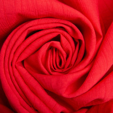 Тканина плательна Віскоза креш 135 гр/м2 150 см для суконь, костюмів і аксесуарів червона