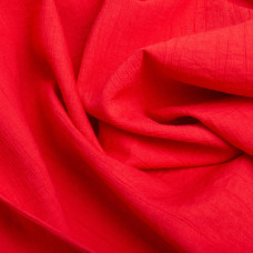 Тканина плательна Віскоза креш 135 гр/м2 150 см для суконь, костюмів і аксесуарів червона