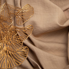 Тканина плательна Віскоза креш 135 гр/м2 150 см для суконь, костюмів і аксесуарів т/беж