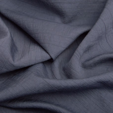 Ткань плетельная Вискоза креш 135 гр/м2 150 см для платьев, костюмов и аксессуаров т/сіра