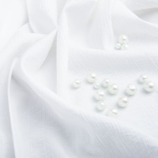 Тканина плательна Віскоза креш 135 гр/м2 150 см для суконь, костюмів і аксесуарів молоко