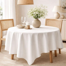 Тканина декоративна Hotel Line 220 г/м2 ширина 330 см професійна для скатертин і серветок біла